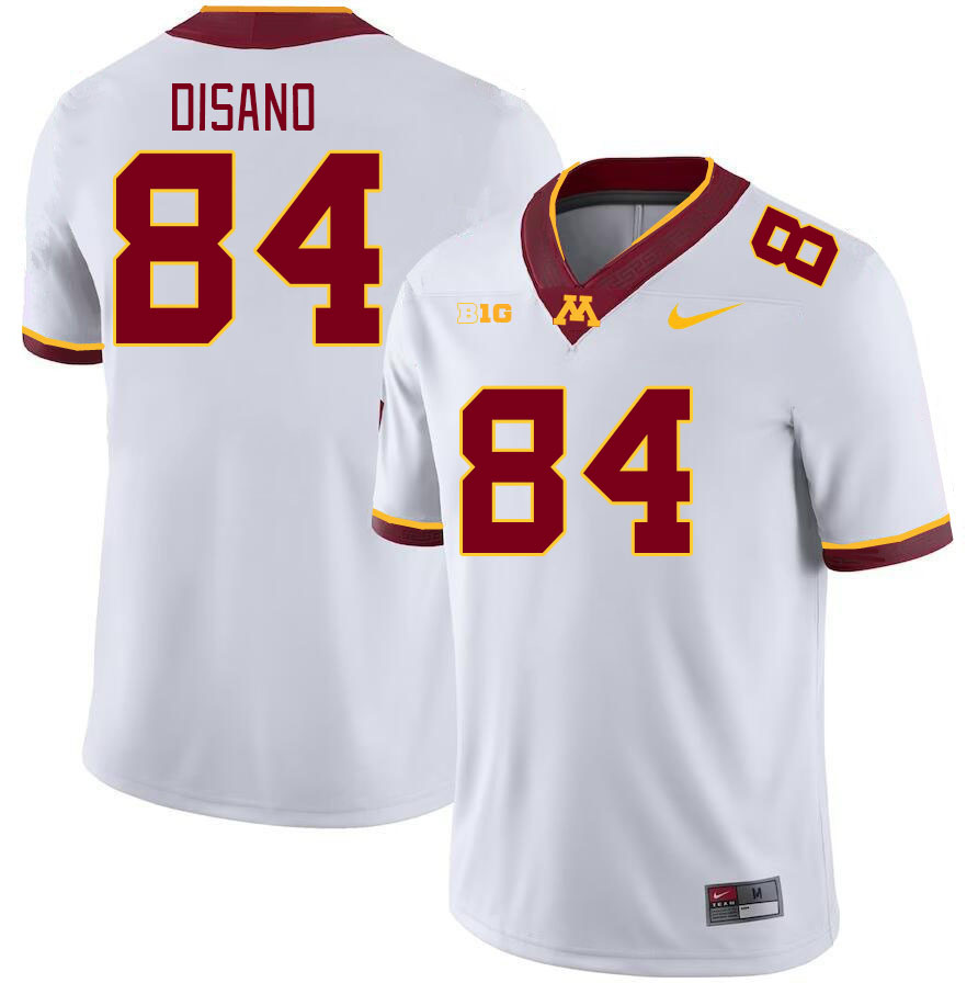Men #84 Jack DiSano Minnesota Golden Gophers College Football Jerseys Stitched-White